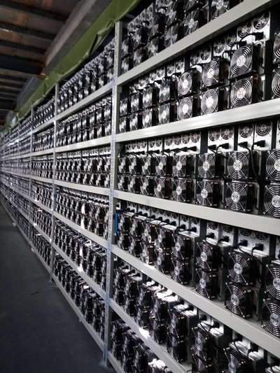 A modern mining farm facility