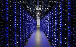 High-performance Bitcoin mining rigs operating in an Australian mining farm